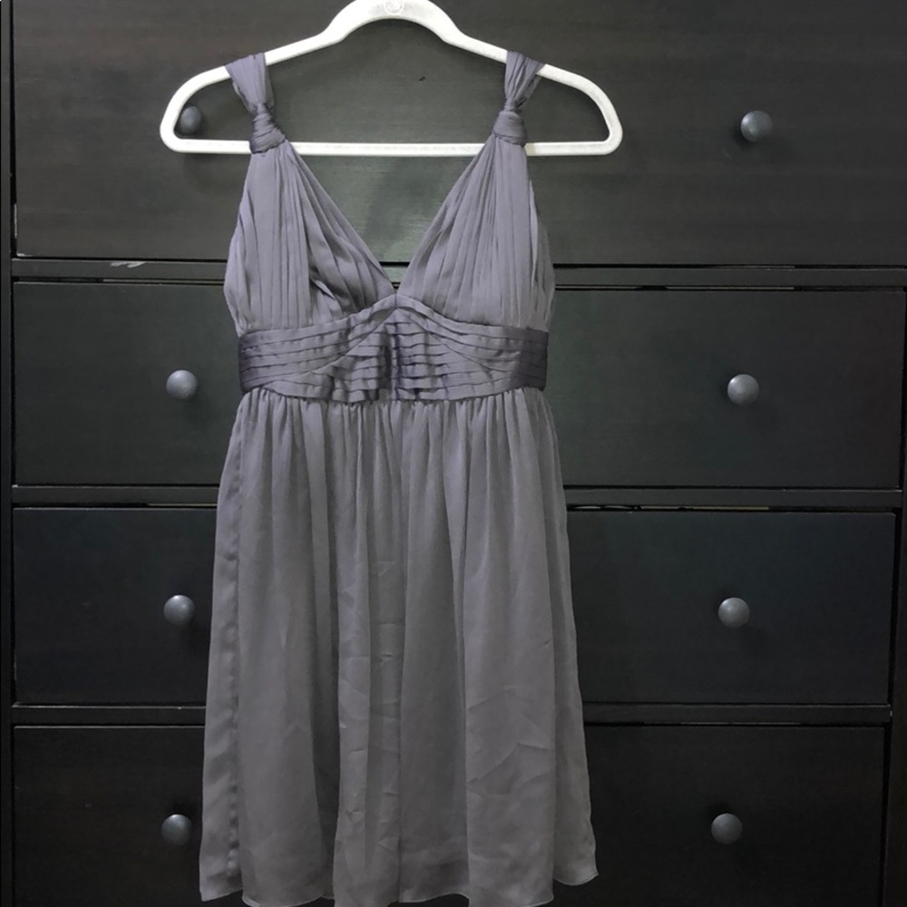 Gray Knotted Strap Dress by BCBGeneration